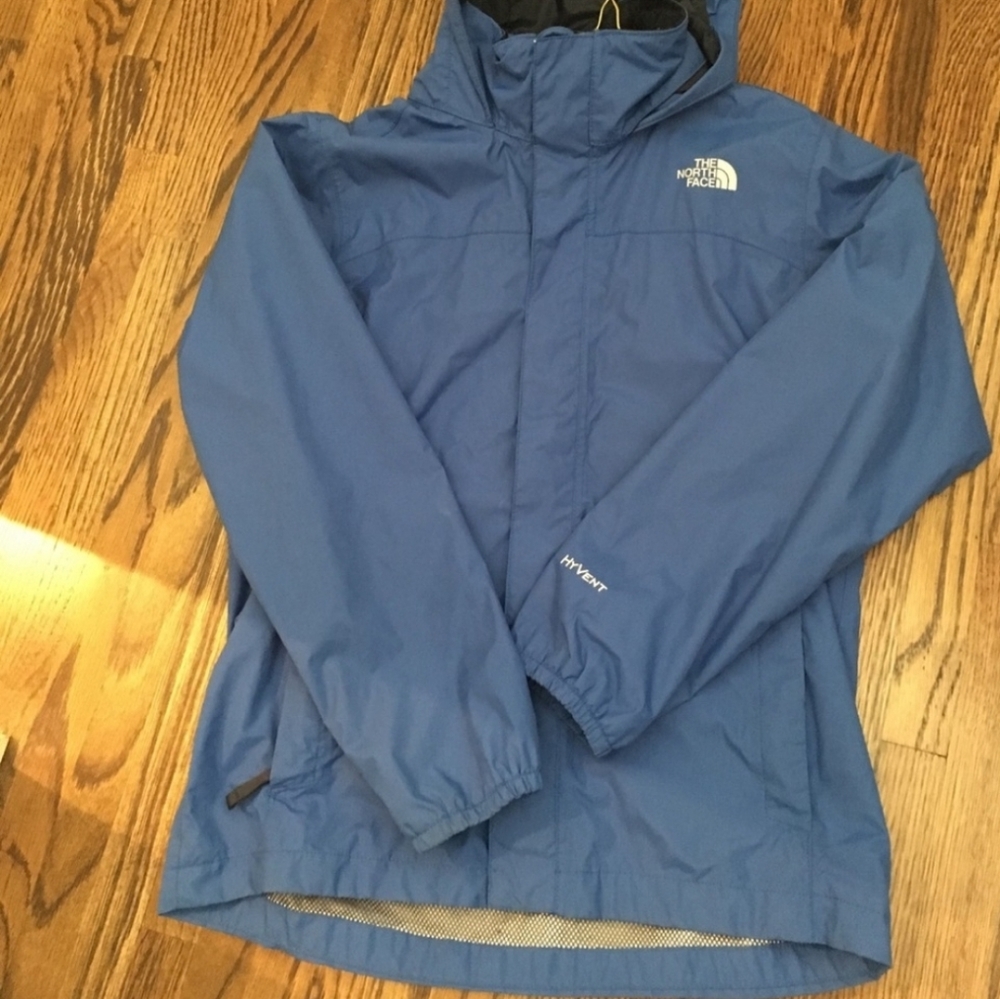The North Face Boys Blue Rain Jacket